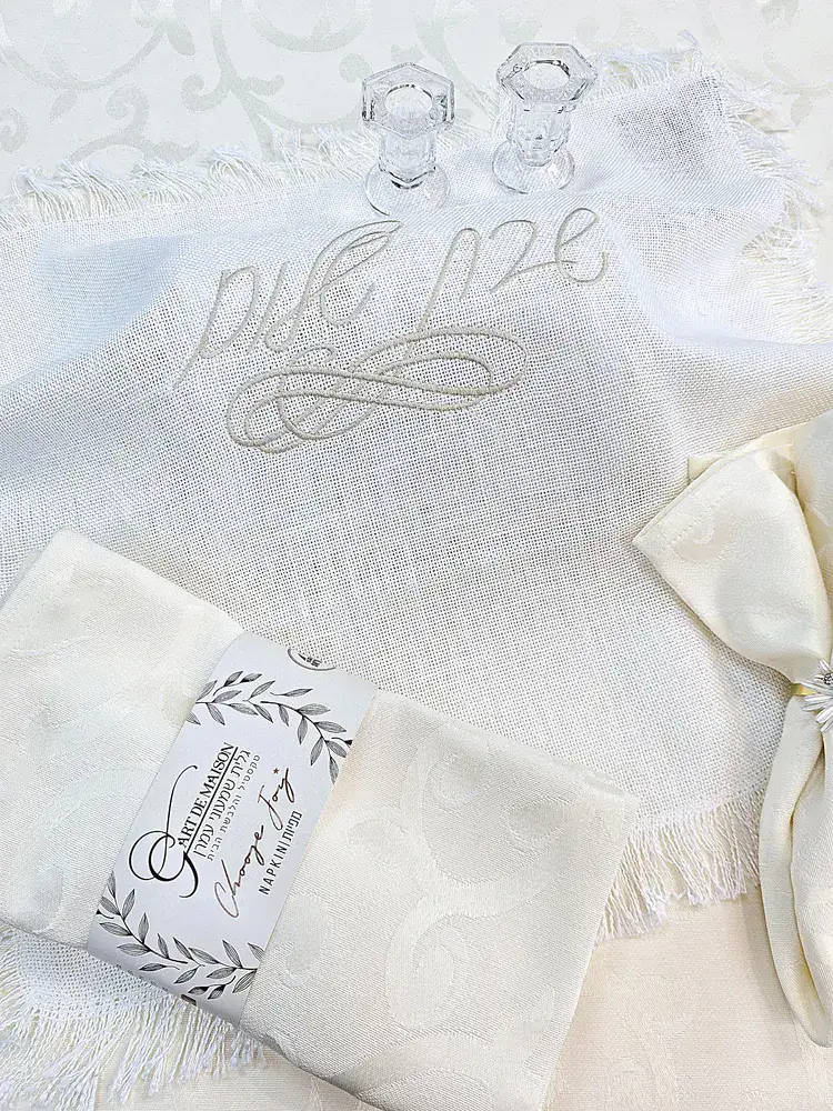 מפת שולחן מלבנית מריוט שמנת