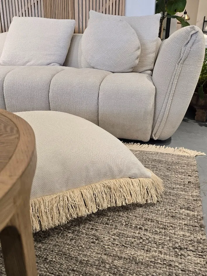 כרית רביצה ענקית עם פרנזים