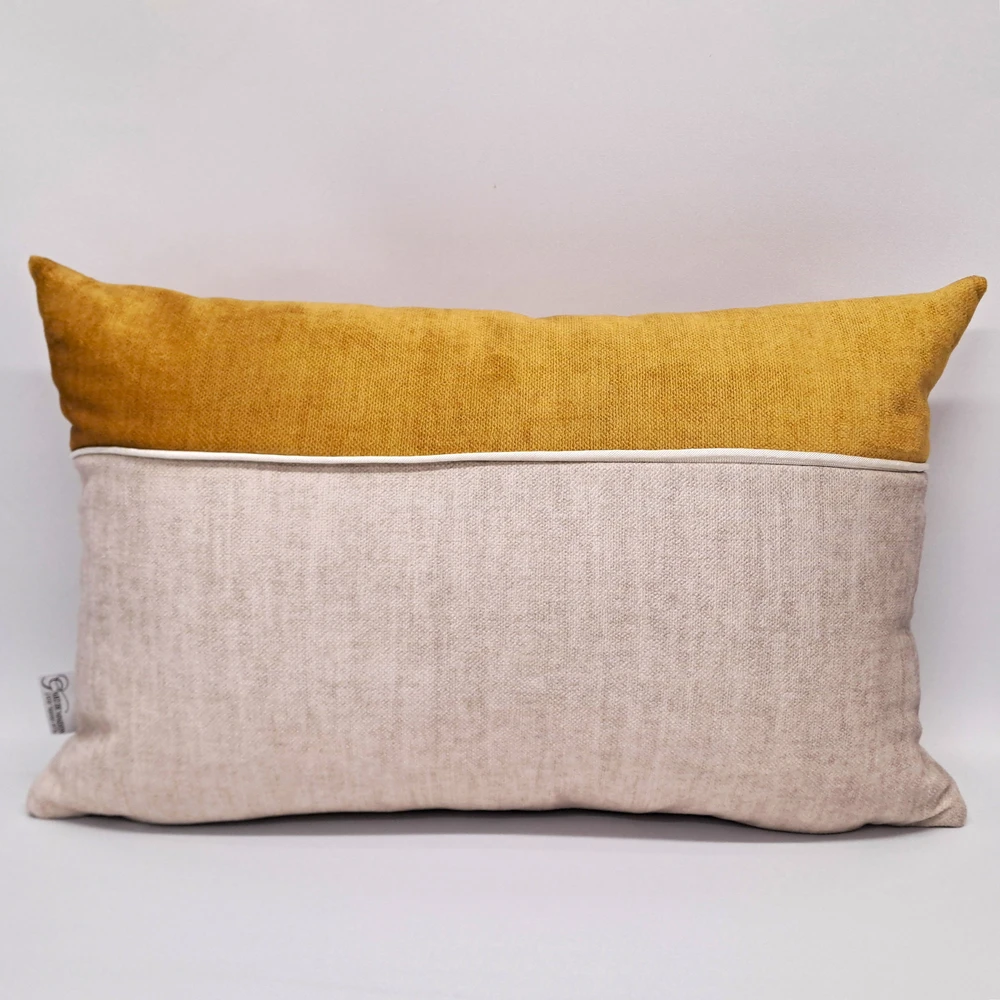 כרית נוי לסלון ווג דיקסי חרדל