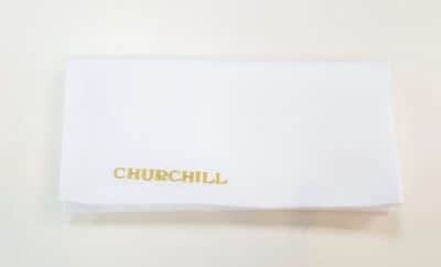 מפיות בד רקומות לוגו מפיות בד למסעדה