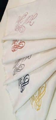 כיסוי חלה סופיה שמנת רמה מגוןן גוונים