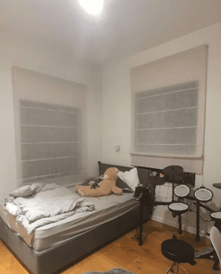 וילון רומי קשיח לחלל מרכזי