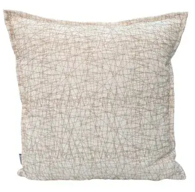 כרית נוי סטיצ' שמנת 50*50