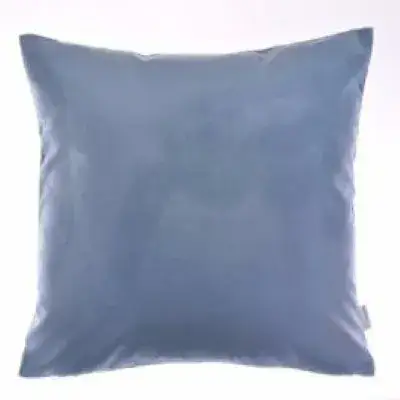 כרית נוי קטיפה תכלת