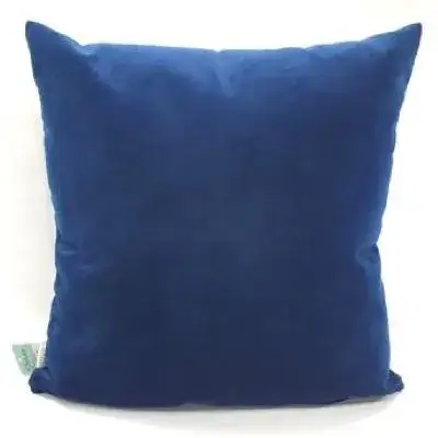 כרית נוי קטיפה כחול נייבי