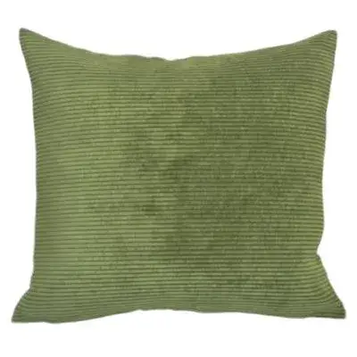 כרית נוי לסלון קורדרוי ירוק זית