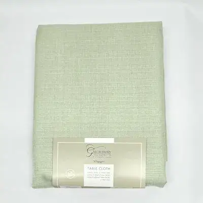 מפת שולחן נטורל צבע מנטה מלבנית/מרובעת/מלבנית