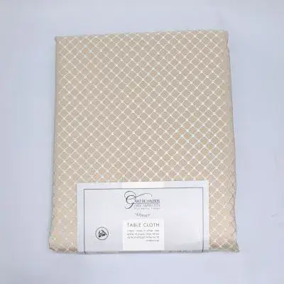 מפת שולחן קלאסיק צבע מוקה מלבנית/מרובעת/עגולה