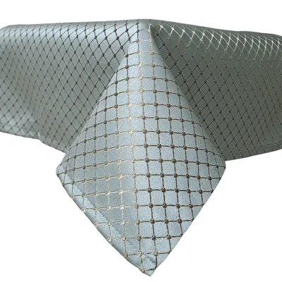 מפת שולחן קלאסיק צבע טורקיז מלבנית/מרובעת/עגולה