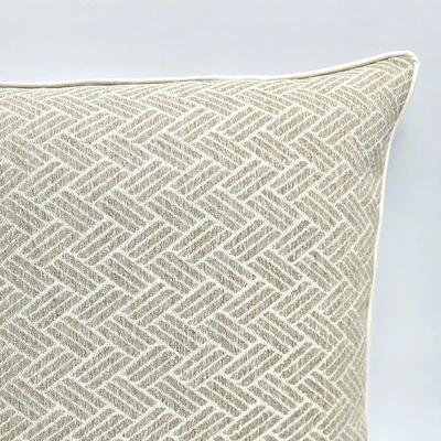 כרית נוי מאלמו שמנת +קדר בהיר