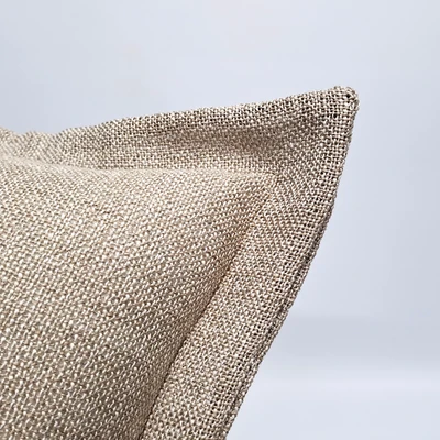 כרית נוי לסלון פשתן סוואג' גוון חול