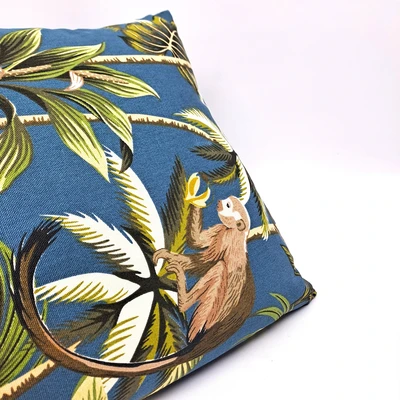 כרית נוי לסלון טרופיקנה כחול