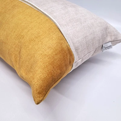 כרית נוי לסלון ווג דיקסי חרדל