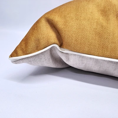 כרית נוי לסלון ווג חרדל