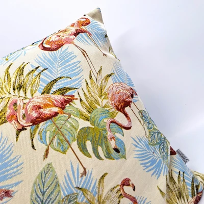 כרית נוי לספה פלמינגו שמנת