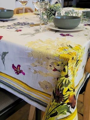 סורנטו מפת שולחן מודפסת דגם בוקה פרחים