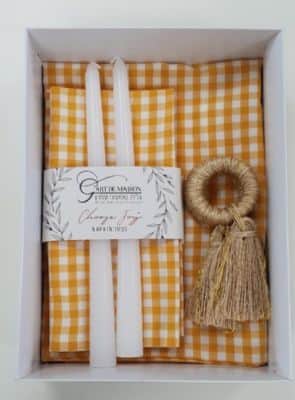 מארז מתנה רנר זוגי פפיטה צהוב ולנטיין דיי