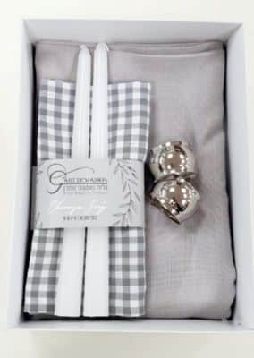 מארז מתנה רנר זוגי נטורל סילבר ולנטיין דיי