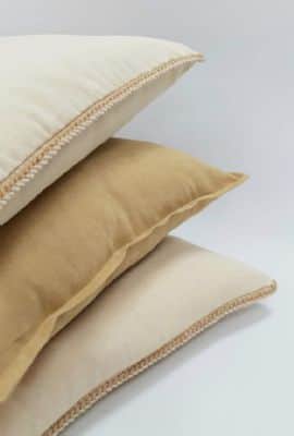 סט שלישיית כריות נוי טבעי