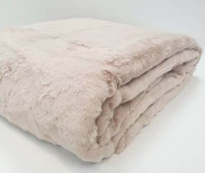 האדרודון של סבתא כיסוי מיטה זוגי / שמיכת פינוק רככה ומלטפת 2.00*2.20 צבע : ורוד פודרה