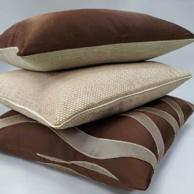 סט שלישיית כריות נוי קקאו לאטה