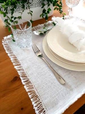 פלייסמנט+מפית סופיה פראנזים מצעית עם מפיות לשולחן